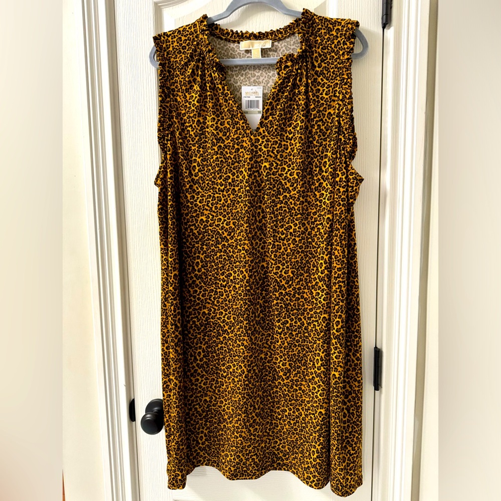 New Leopard Print Dress - Michael Kors - 1X